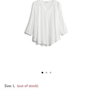 Light weight crochet detail top